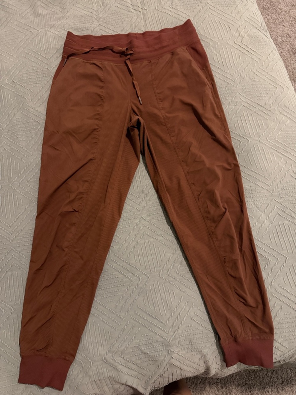 Lululemon Brown Drawstring Joggers - Picture 2 of 2